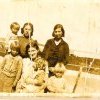 Margaret Slowgrove as a baby, with mother Amy Matthews and family at La Perouse Aboriginal Mission, 1938 